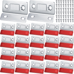 48 Pcs Cabinet Magnetic Catch Ultra Thin Magnetic Door Catch Adhesive Cabinet Door Magnets Drawer Magnet Cabinet Latch Magnetic Closures for Kitchen Door Closet Drawer Magnetic Cabinet Latch